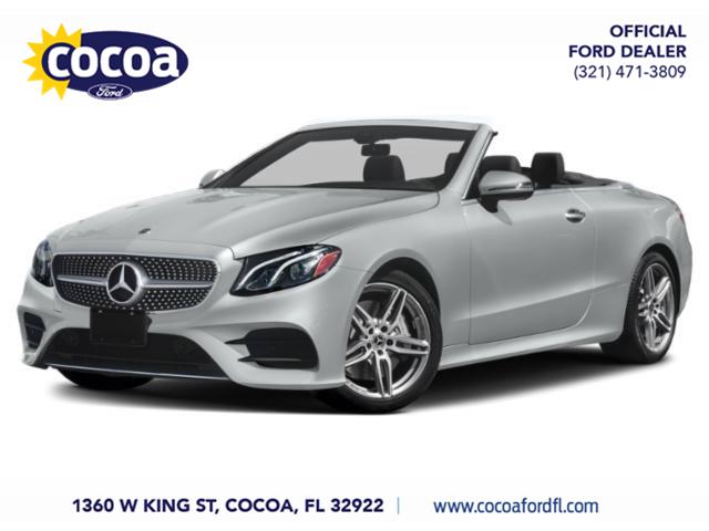 White 2019 Mercedes-Benz E-Class Convertible Rear-Wheel Drive Automatic