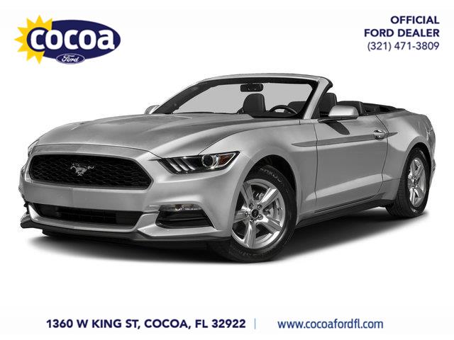 White Platinum Metallic Tri-Coat 2017 Ford Mustang Convertible Rear-Wheel Drive Automatic