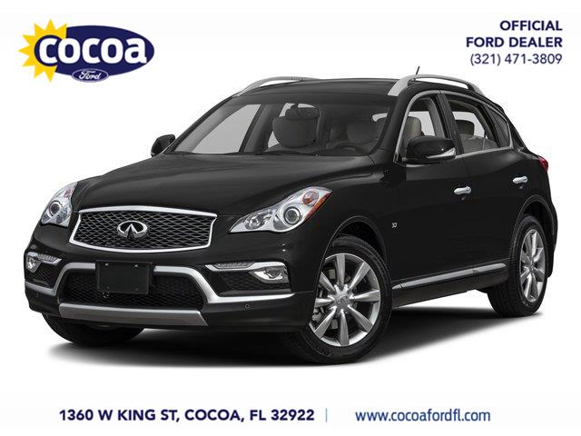 Silver 2017 INFINITI QX50 SUV / Crossover Rear-Wheel Drive Automatic