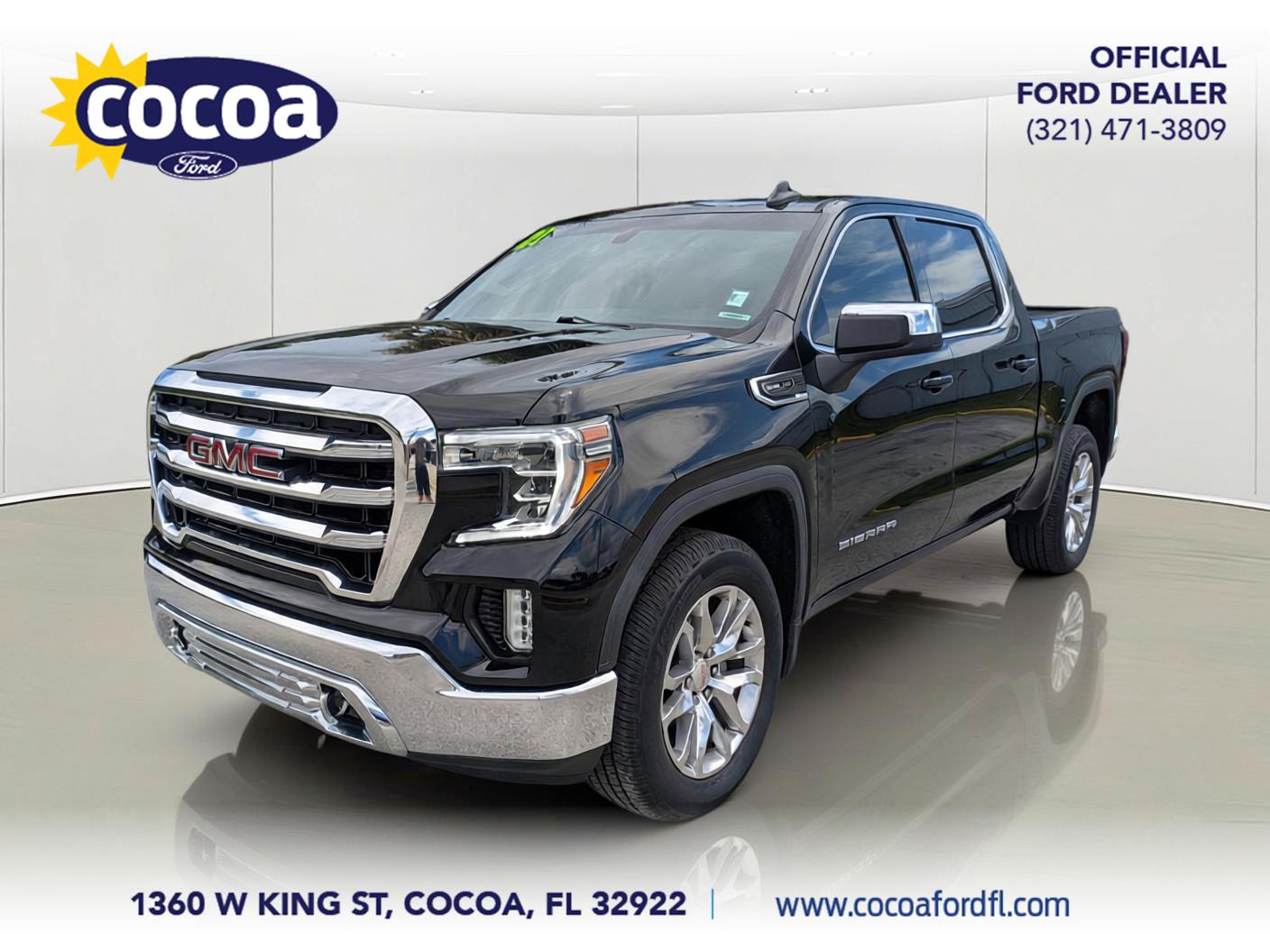 Black 2021 GMC Sierra 1500 Pickup Truck 4X2 Automatic