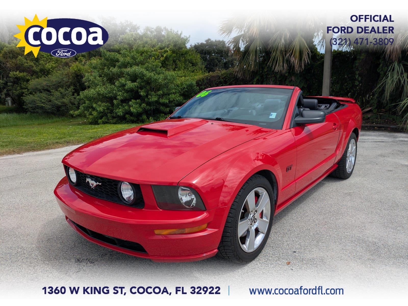  2006 Ford Mustang GT Premium Convertible RWD   