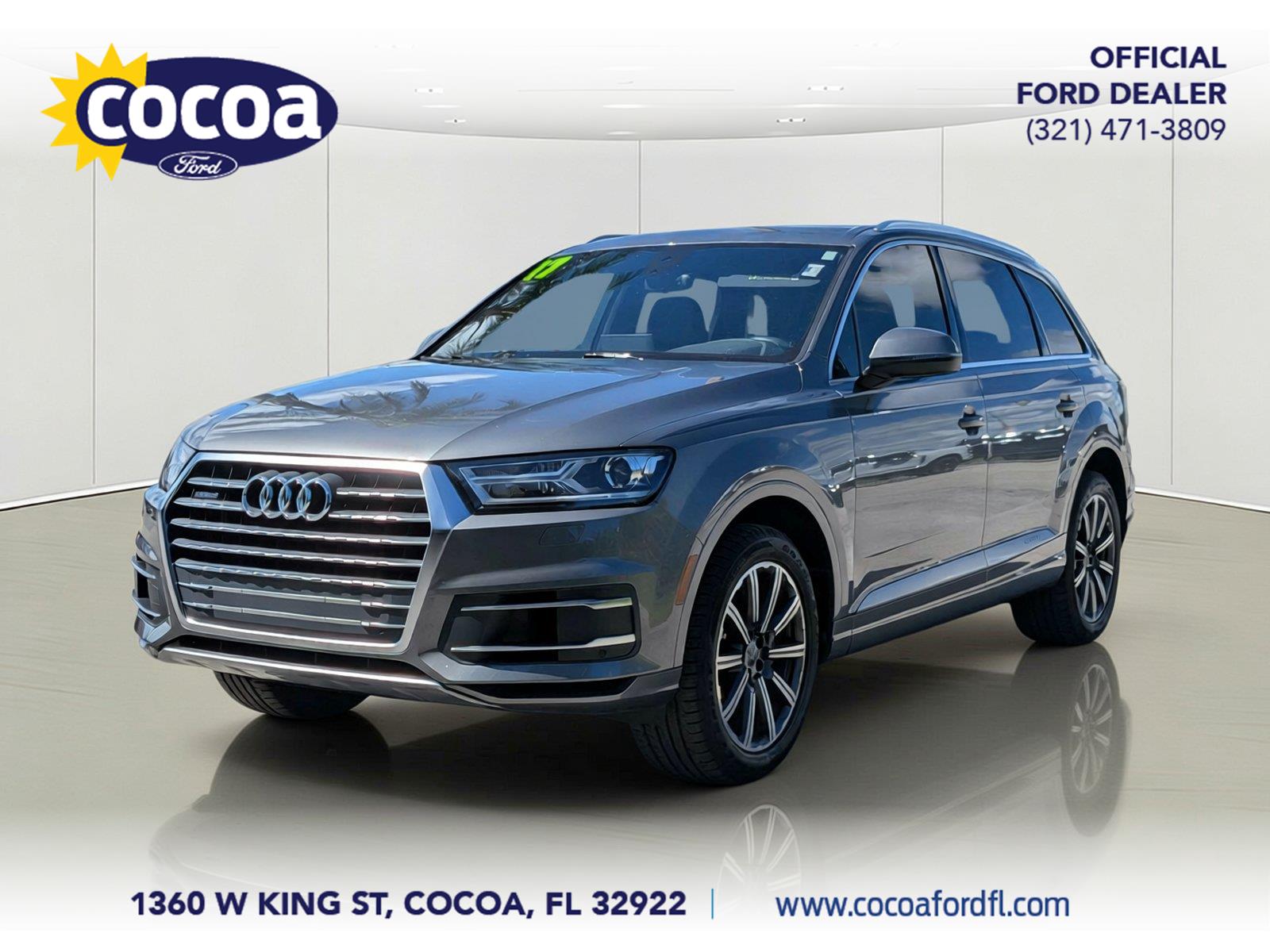 Gray 2017 Audi Q7 SUV / Crossover All-Wheel Drive Automatic
