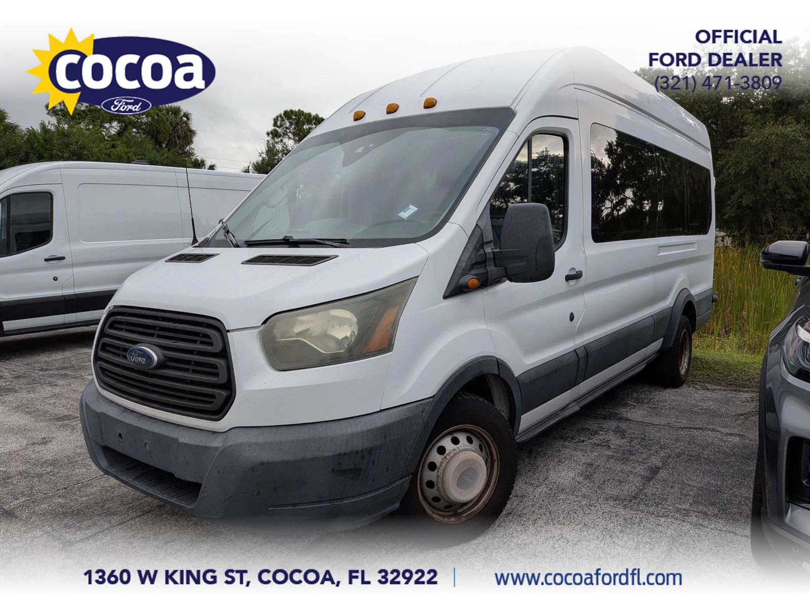 2016 Ford Transit Passenger 350 HD XL Extended High Roof LWB DRW RWD with Sliding Passenger-Side Door