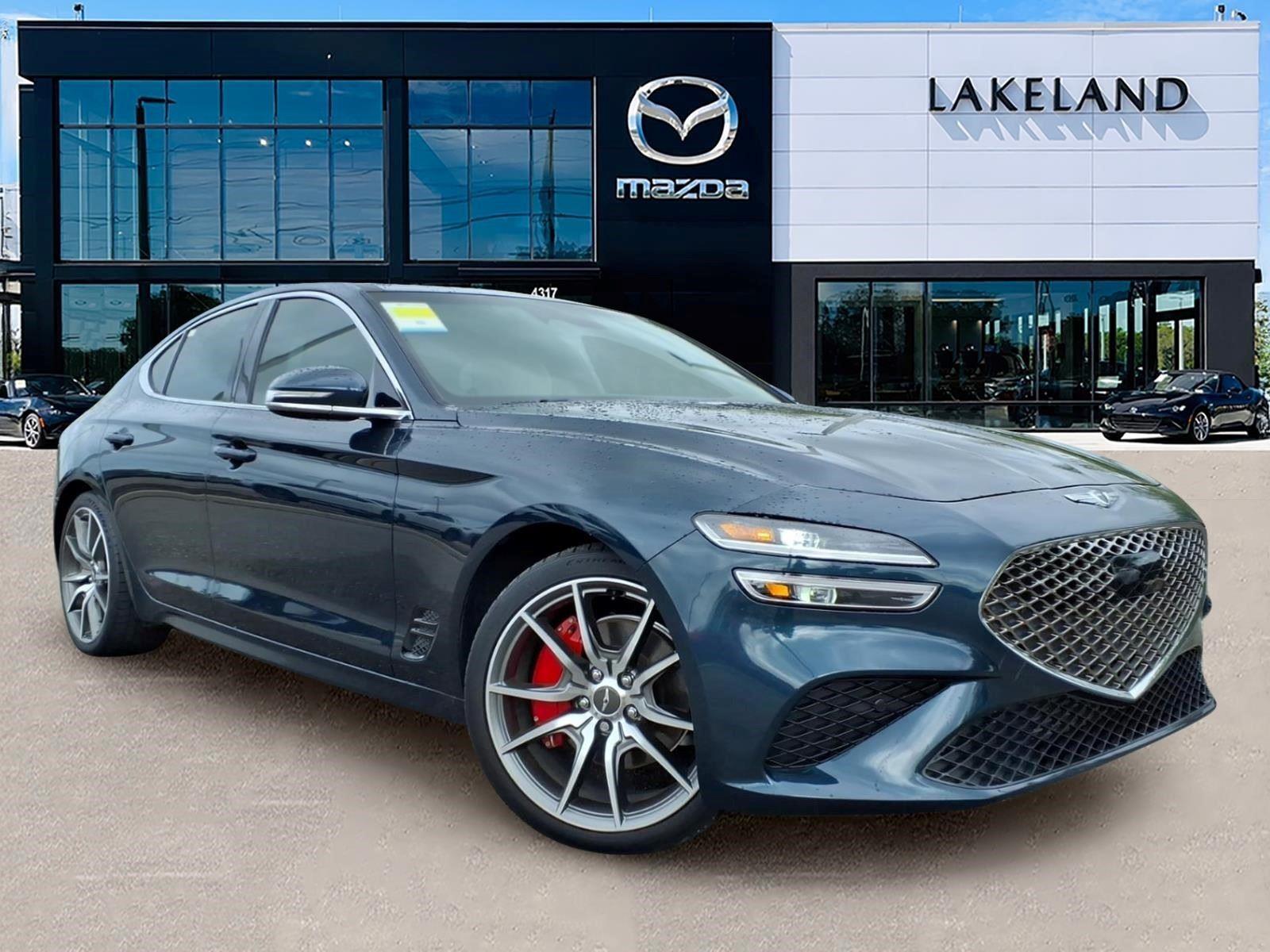 Tasman Blue 2022 Genesis G70 2.0T RWD Sedan Rear-Wheel Drive Automatic