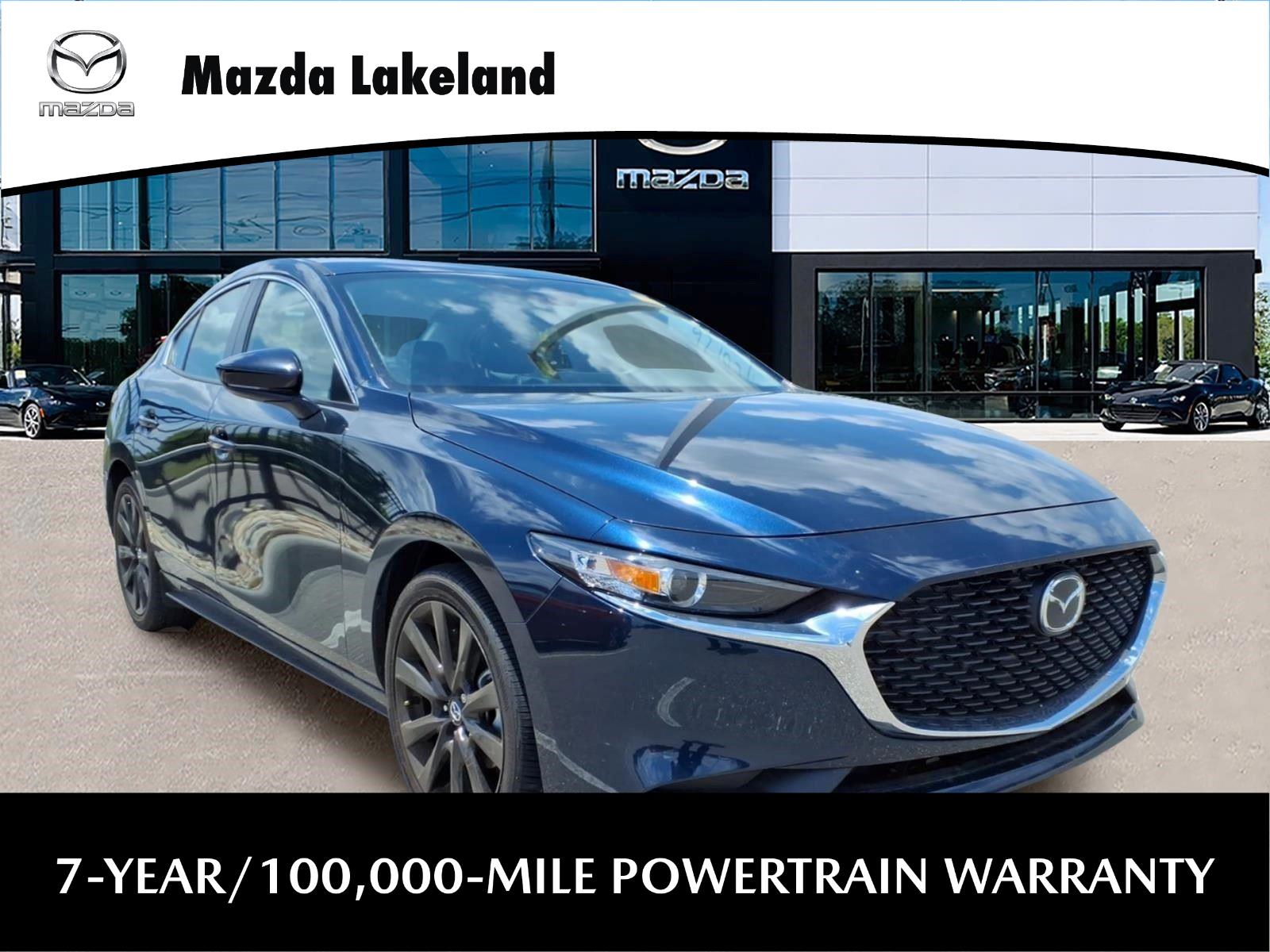 Deep Crystal Blue Mica 2025 Mazda MAZDA3 2.5 S Select Sport FWD Sedan Front-Wheel Drive Automatic