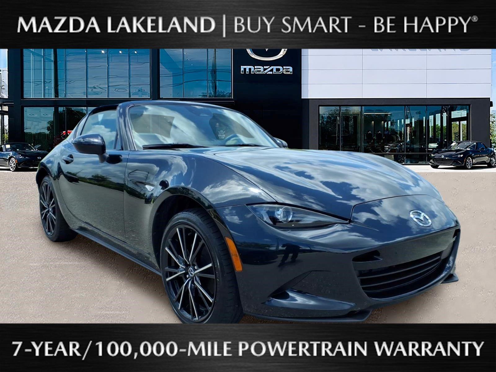 Jet Black Mica 2025 Mazda MX-5 Miata Convertible Rear-Wheel Drive Automatic