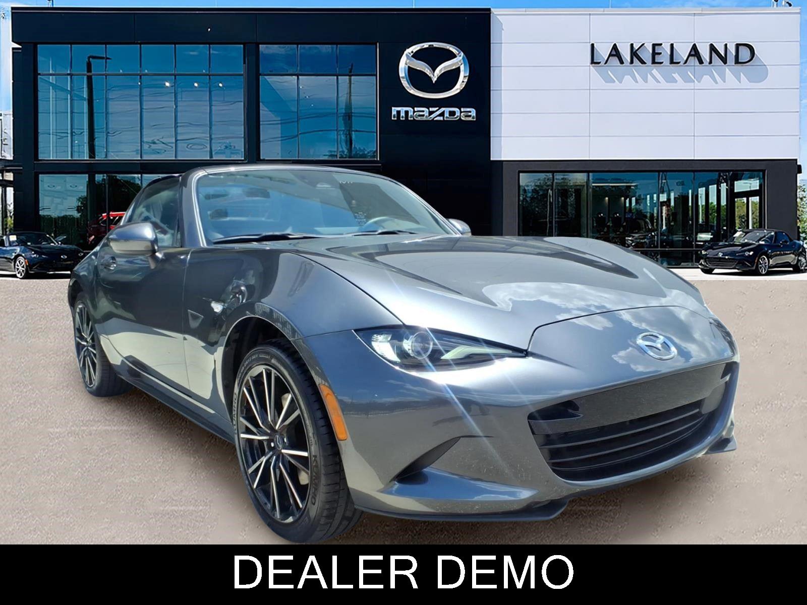 Machine Gray Metallic 2025 Mazda MX-5 Miata Convertible Rear-Wheel Drive Automatic