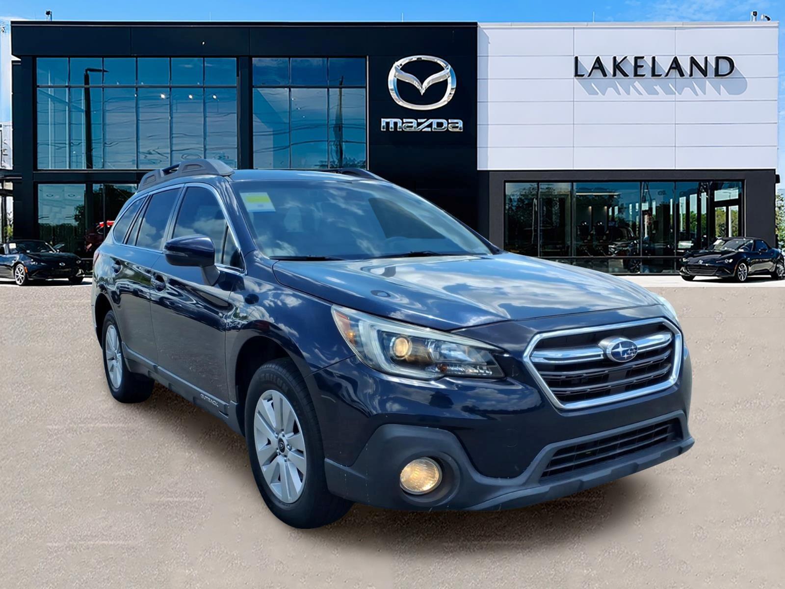 Dark Blue Pearl 2018 Subaru Outback Wagon All-Wheel Drive Continuously Variable Transmission