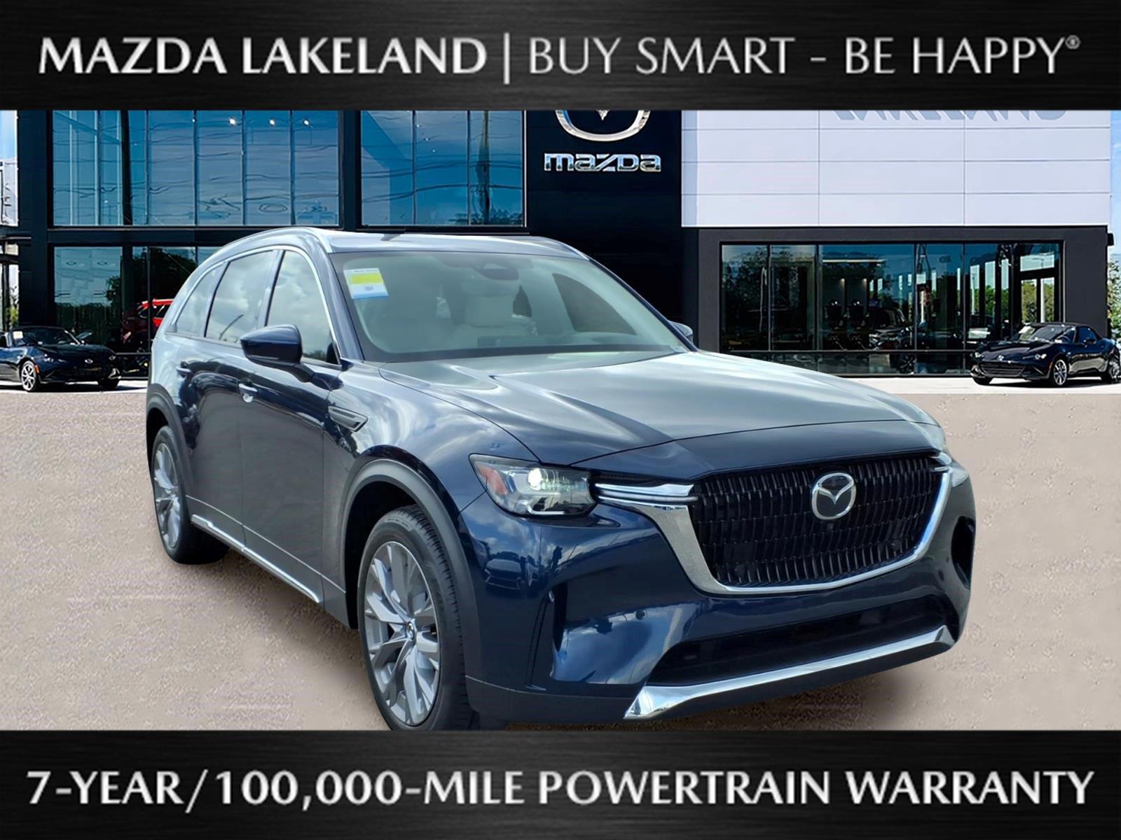 Deep Crystal Blue Mica 2024 Mazda CX-90 SUV / Crossover All-Wheel Drive Automatic