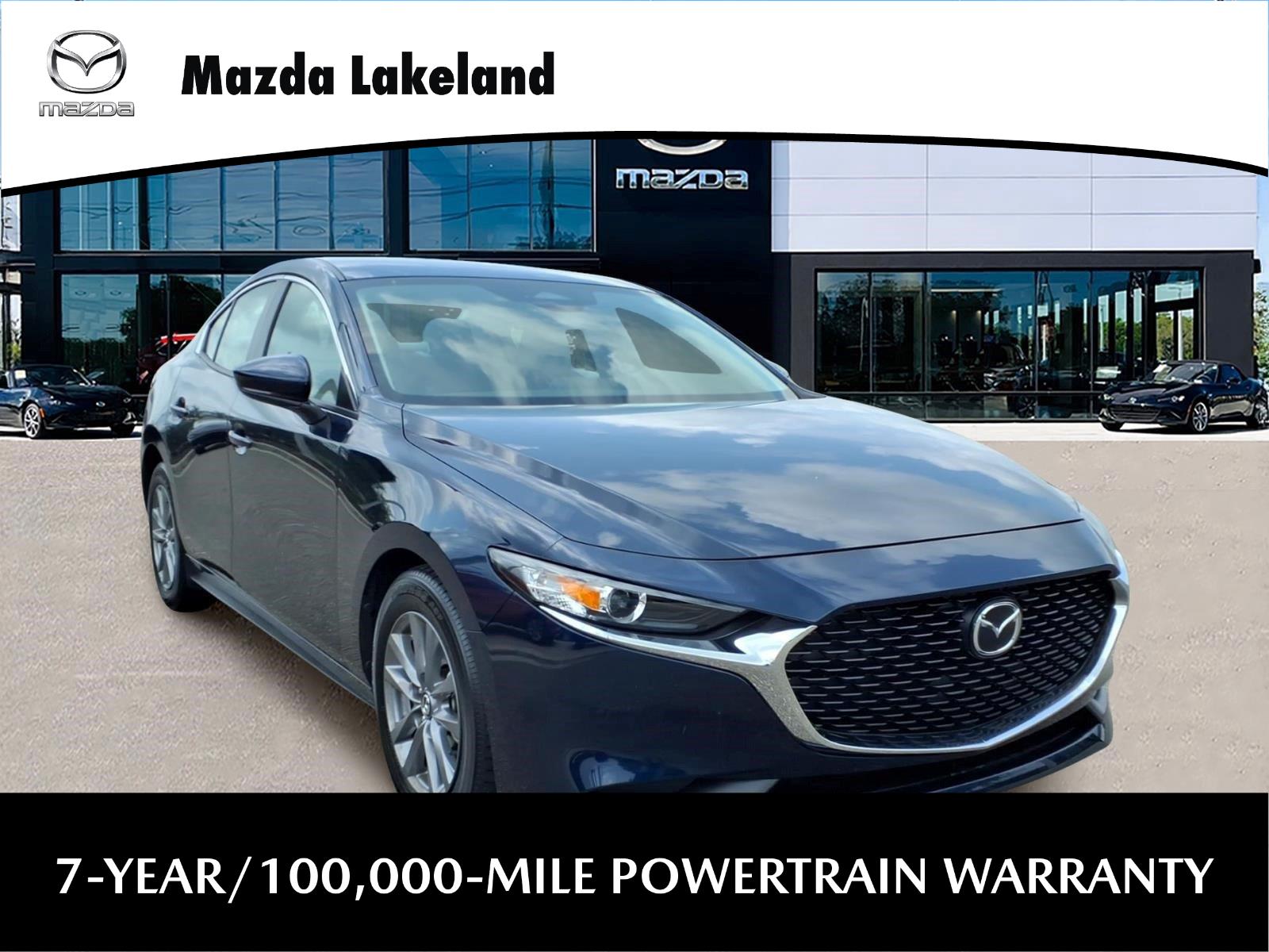 Deep Crystal Blue Mica 2025 Mazda MAZDA3 Sedan Front-Wheel Drive Automatic