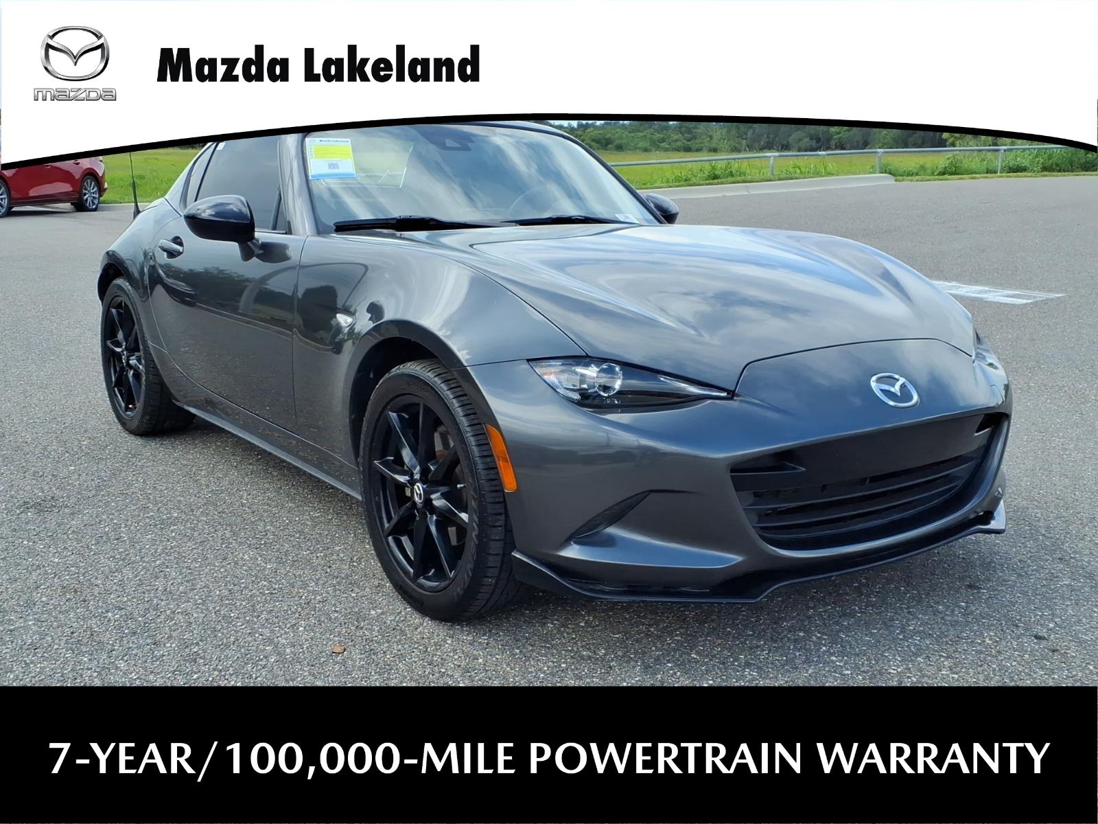Machine Gray Metallic 2021 Mazda MX-5 Miata Convertible Rear-Wheel Drive Automatic