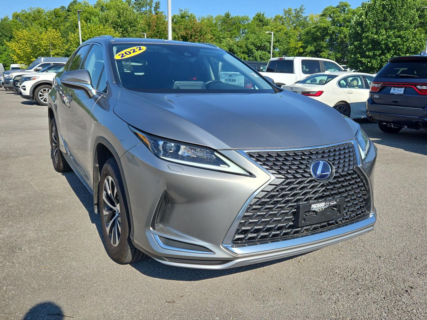 Atomic Silver 2022 Lexus RX Hybrid SUV / Crossover All-Wheel Drive Continuously Variable Transmission