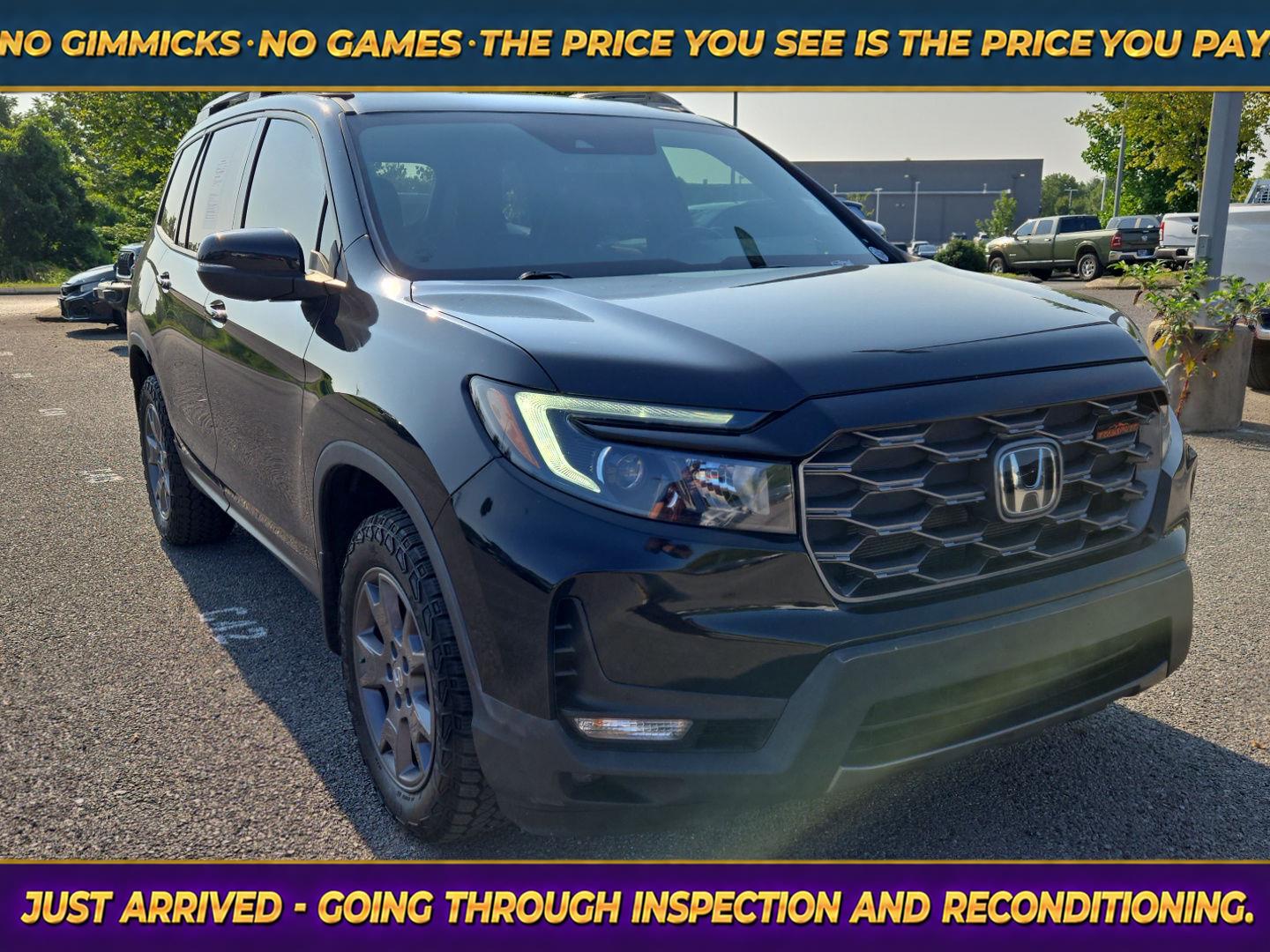 Crystal Black Pearl 2024 Honda Passport SUV / Crossover All-Wheel Drive 9-Speed Automatic