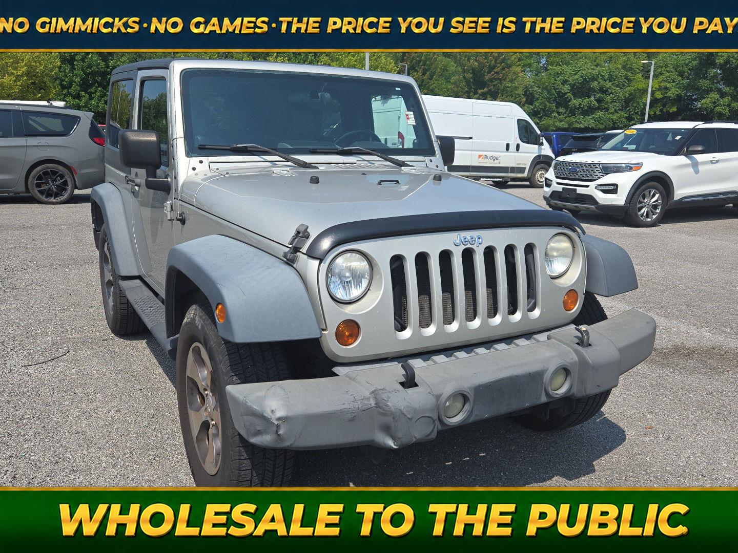Light Graystone Pearl 2007 Jeep Wrangler SUV / Crossover Four-Wheel Drive 4-Speed Automatic