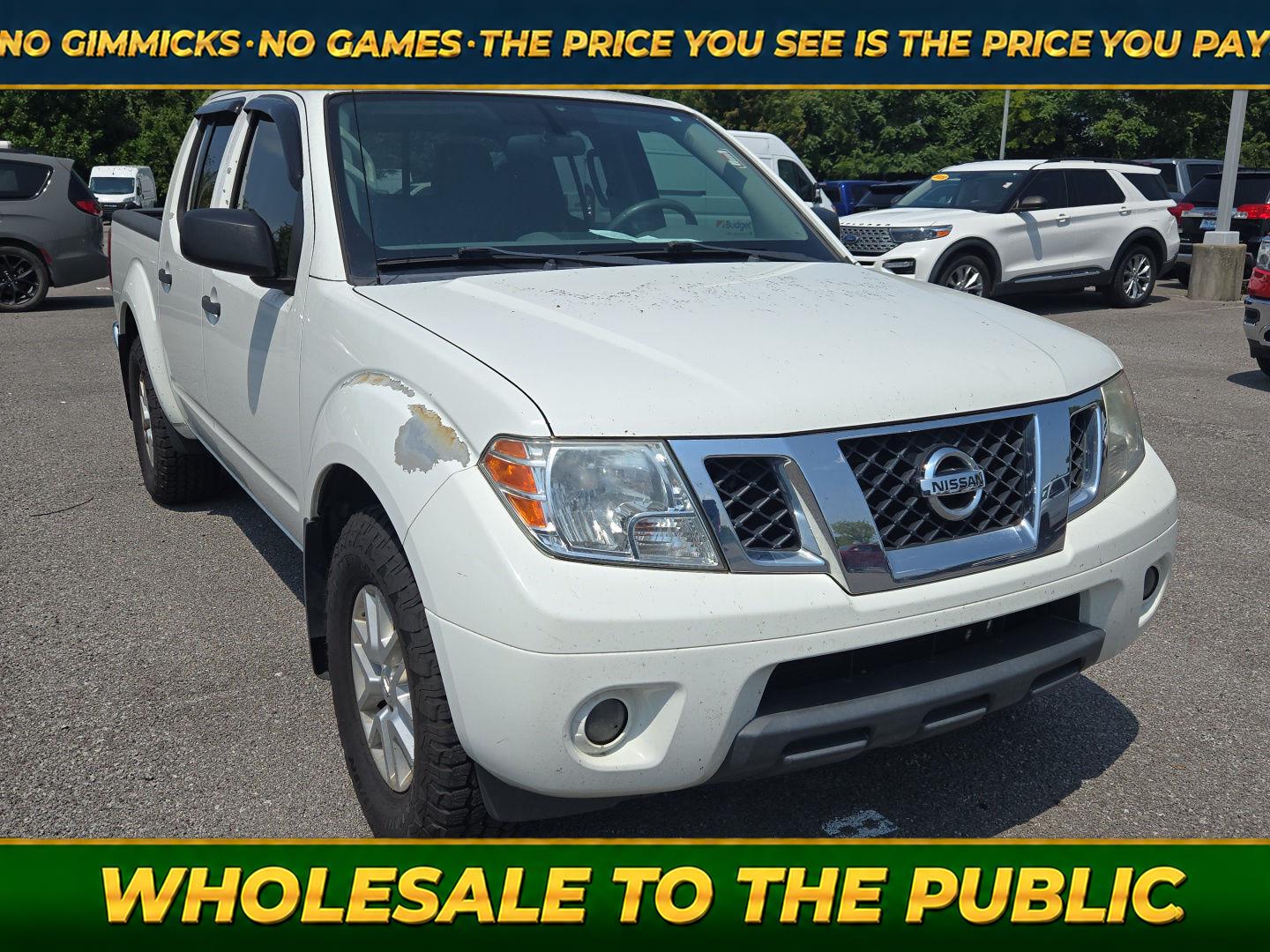 Glacier White 2018 Nissan Frontier Pickup Truck 4X2 Automatic