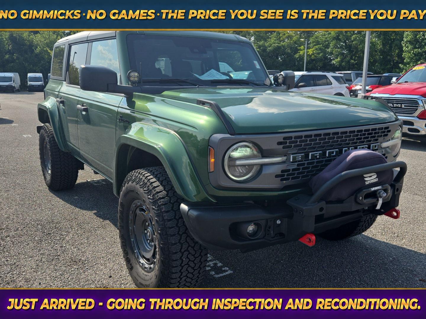Eruption Green 2025 Ford Bronco SUV / Crossover Four-Wheel Drive Automatic