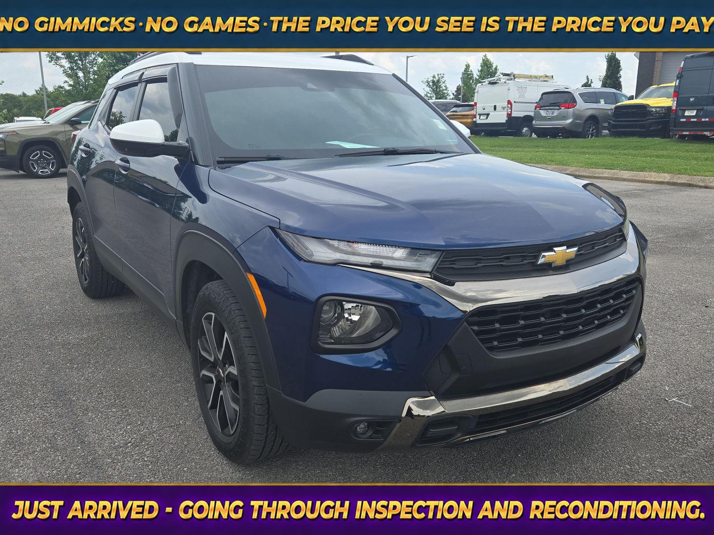 Blue Glow Metallic 2022 Chevrolet Trailblazer SUV / Crossover Front-Wheel Drive Continuously Variable Transmission