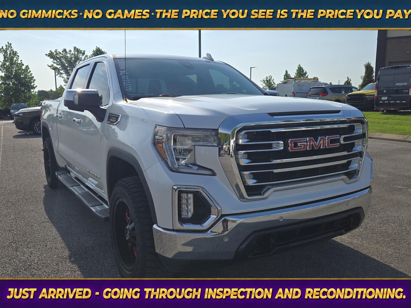 White Frost Tricoat 2020 GMC Sierra 1500 Pickup Truck Four-Wheel Drive Automatic