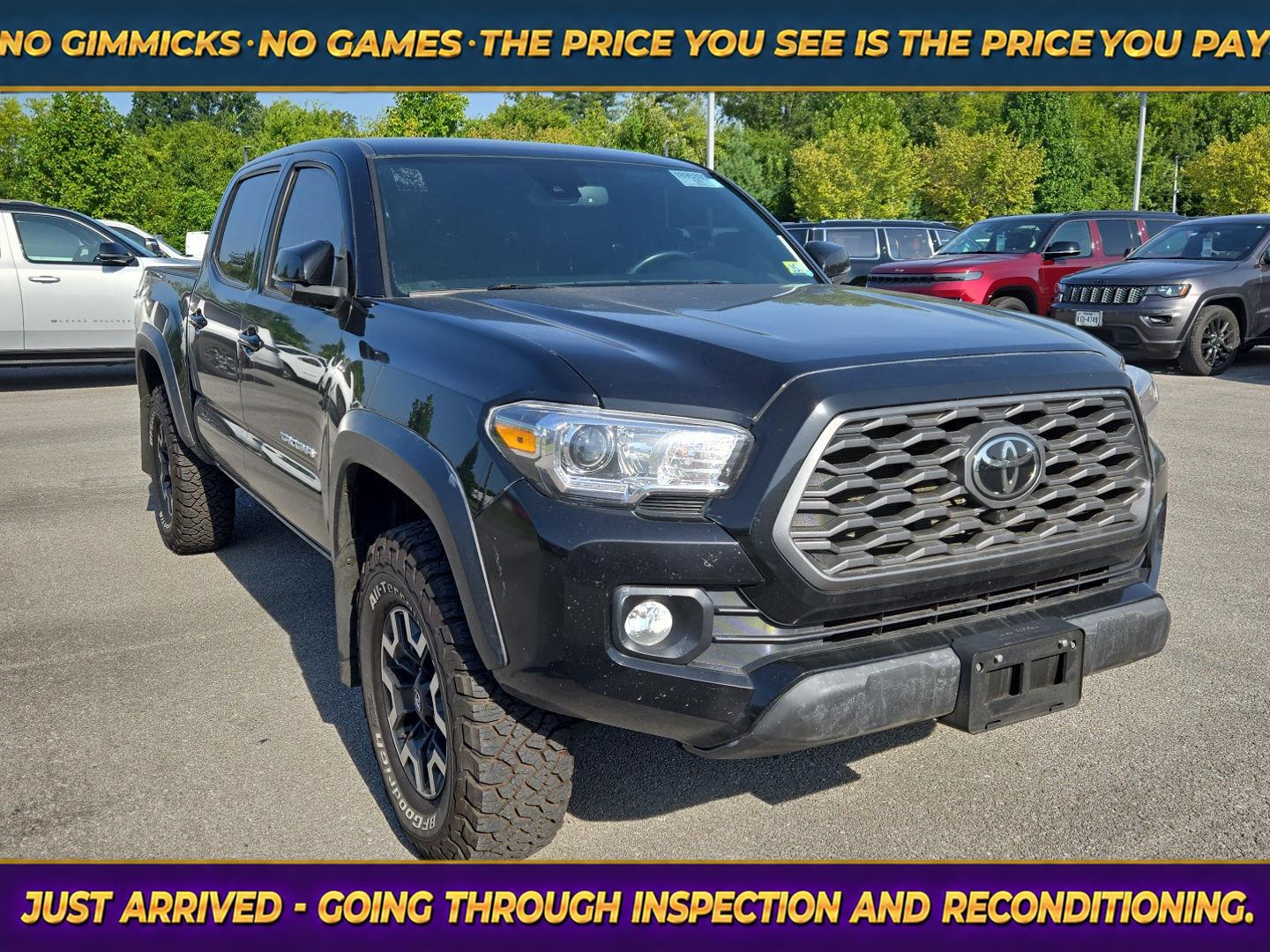 Black 2023 Toyota Tacoma Pickup Truck Four-Wheel Drive Automatic