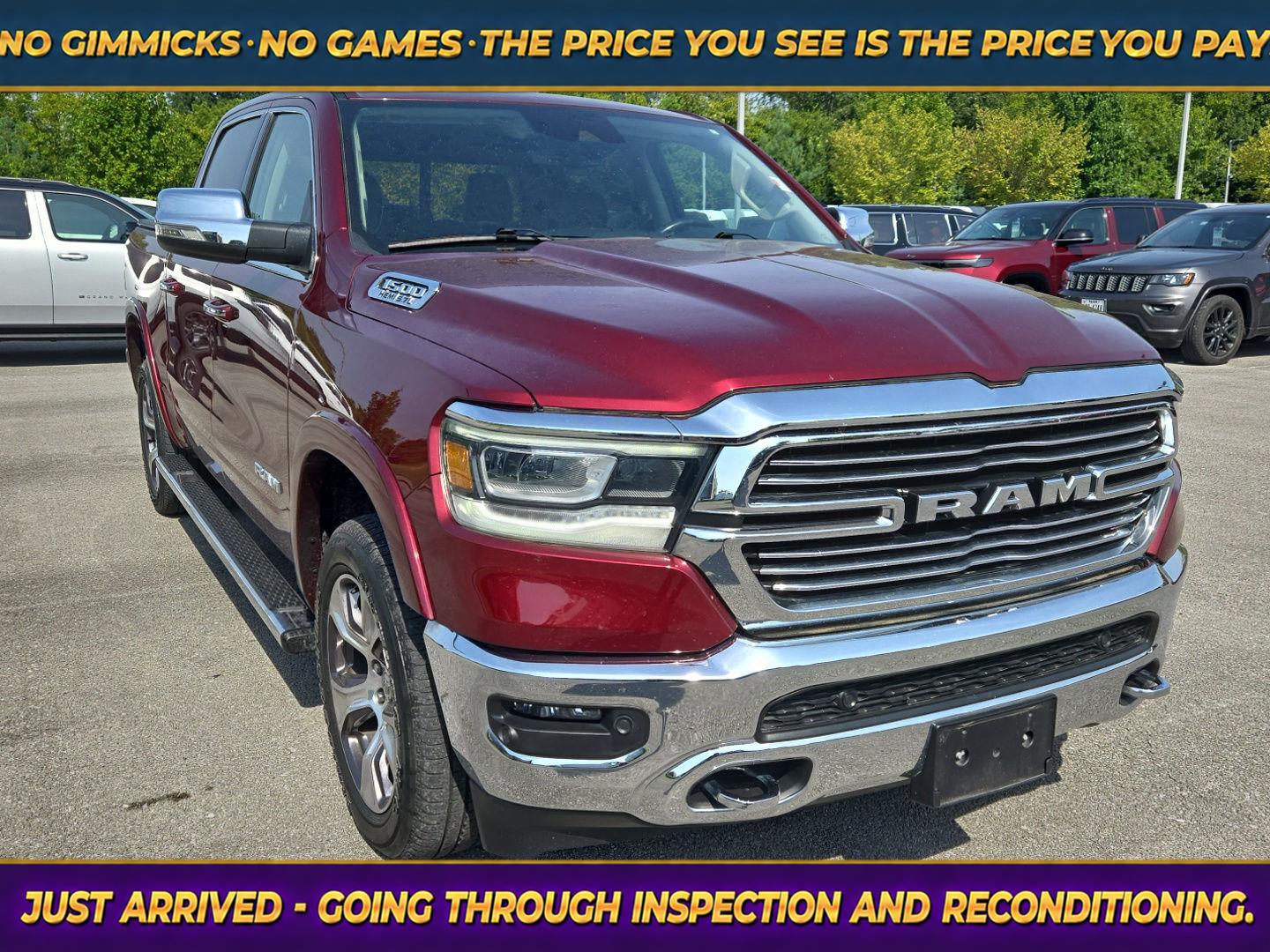 Delmonico Red Pearlcoat 2022 RAM 1500 Pickup Truck Four-Wheel Drive 8-Speed Automatic