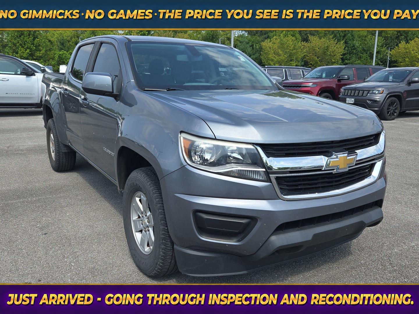 Gray (Satin Steel Metallic) 2020 Chevrolet Colorado Pickup Truck 4X2 6-Speed Automatic