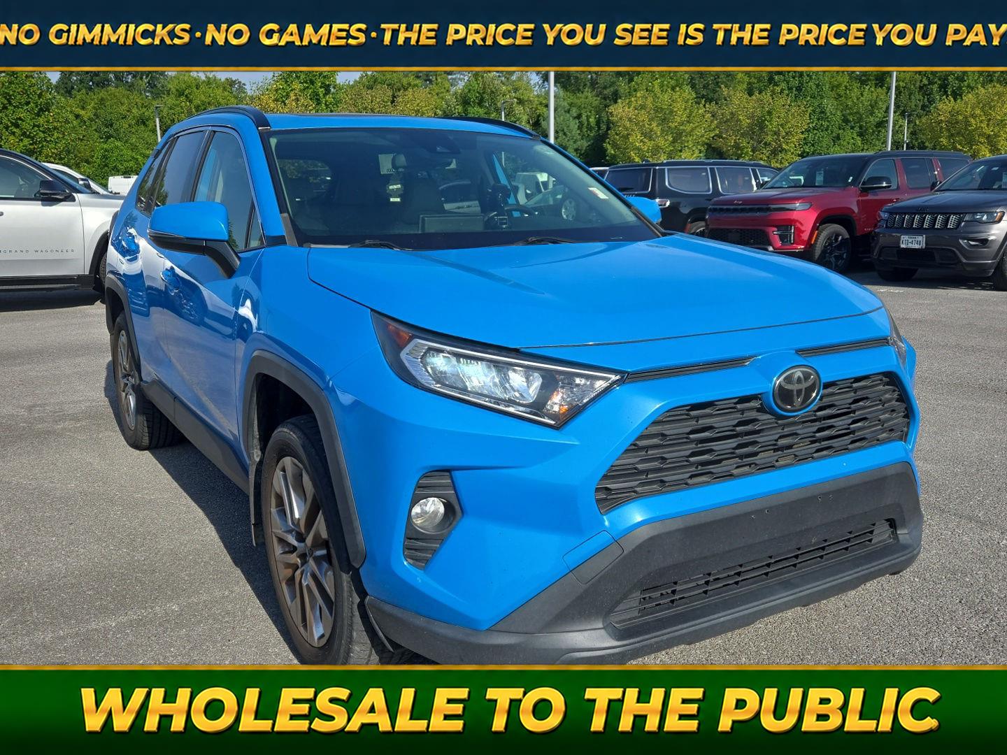 Blue Flame 2019 Toyota RAV4 SUV / Crossover All-Wheel Drive Automatic