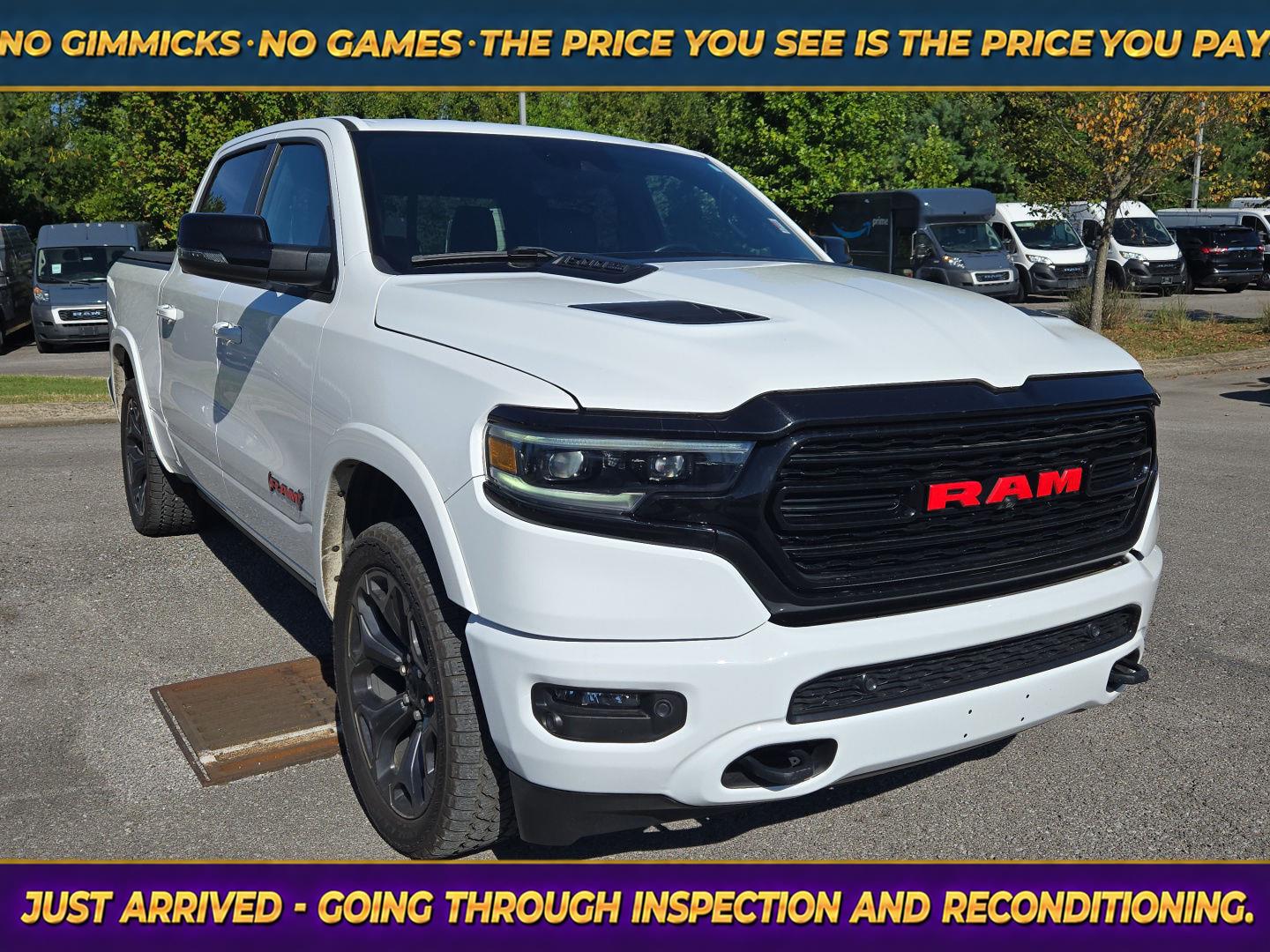 Bright White Clearcoat 2023 RAM 1500 Pickup Truck Four-Wheel Drive 8-Speed Automatic