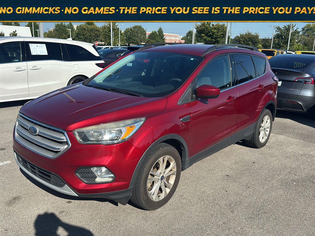 Ruby Red Metallic Tinted Clearcoat 2018 Ford Escape SUV / Crossover All-Wheel Drive 6-Speed Automatic