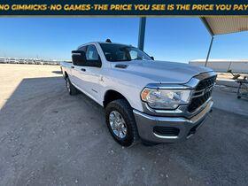 Bright White Clearcoat 2023 RAM 2500 Pickup Truck Four-Wheel Drive 6-Speed Automatic