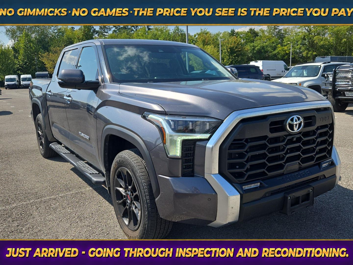 Magnetic Gray Metallic 2022 Toyota Tundra Pickup Truck Four-Wheel Drive Automatic