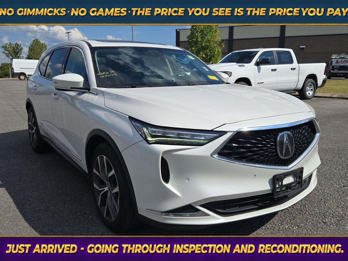 Platinum White Pearl 2023 Acura MDX SUV / Crossover All-Wheel Drive Automatic