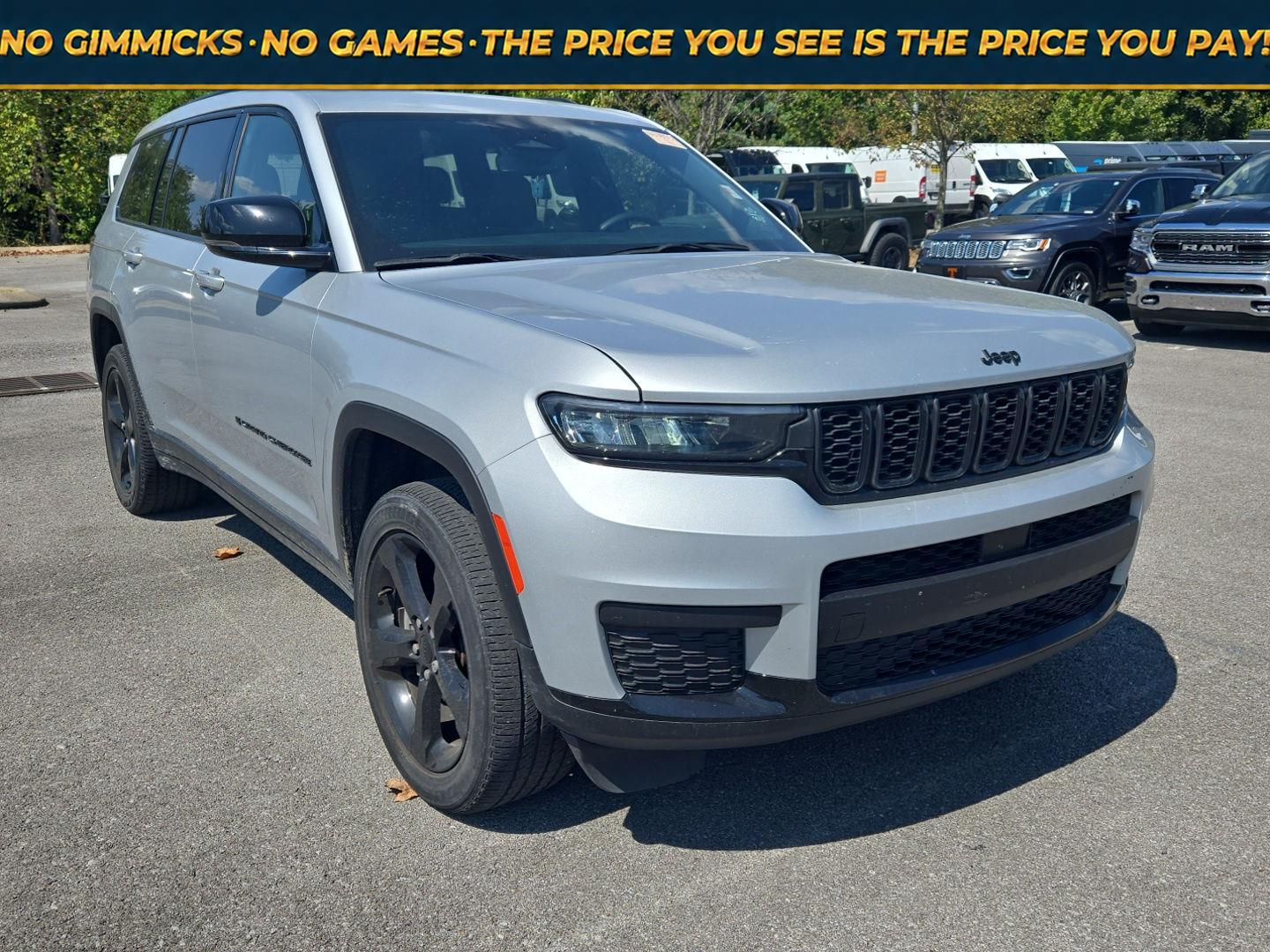 Silver Zynith 2023 Jeep Grand Cherokee L SUV / Crossover Four-Wheel Drive 8-Speed Automatic