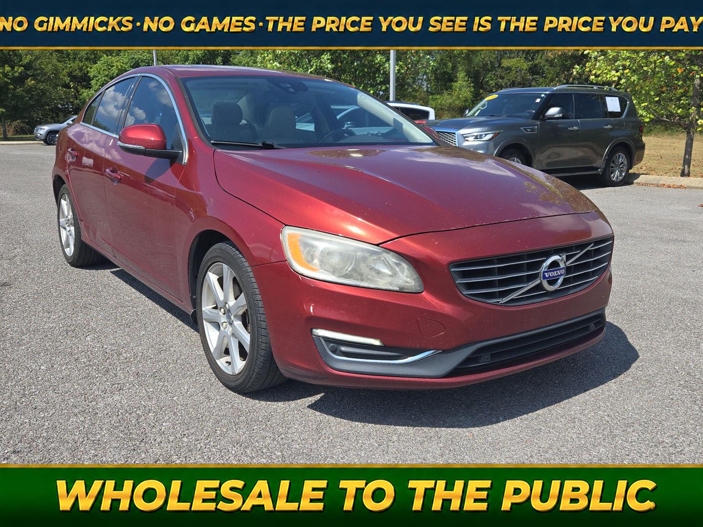 Flamenco Red Metallic 2016 Volvo S60 Sedan Front-Wheel Drive Automatic
