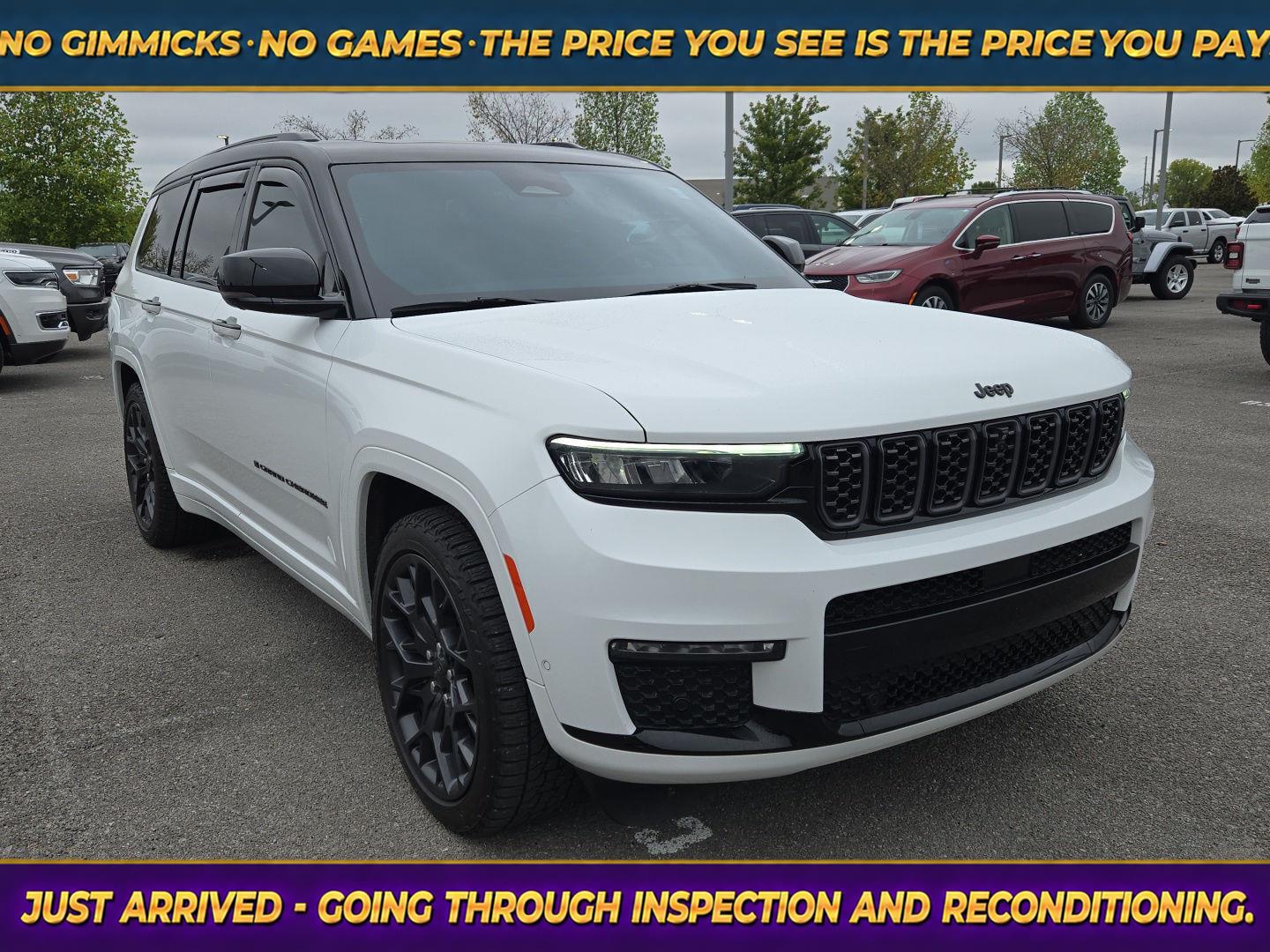 Bright White Clearcoat 2024 Jeep Grand Cherokee L SUV / Crossover Four-Wheel Drive 8-Speed Automatic
