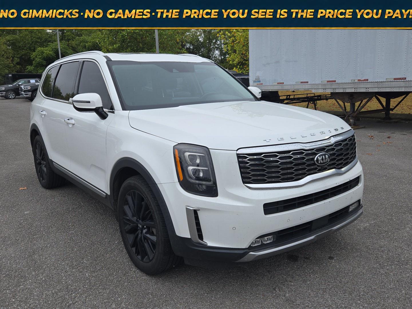 Snow White Pearl 2020 Kia Telluride SUV / Crossover Front-Wheel Drive Automatic