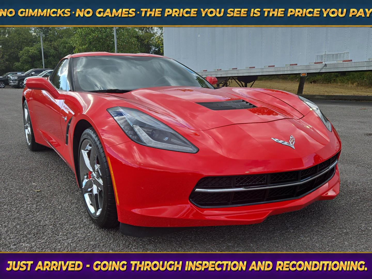 Torch Red 2014 Chevrolet Corvette Coupe Rear-Wheel Drive 6-Speed Automatic