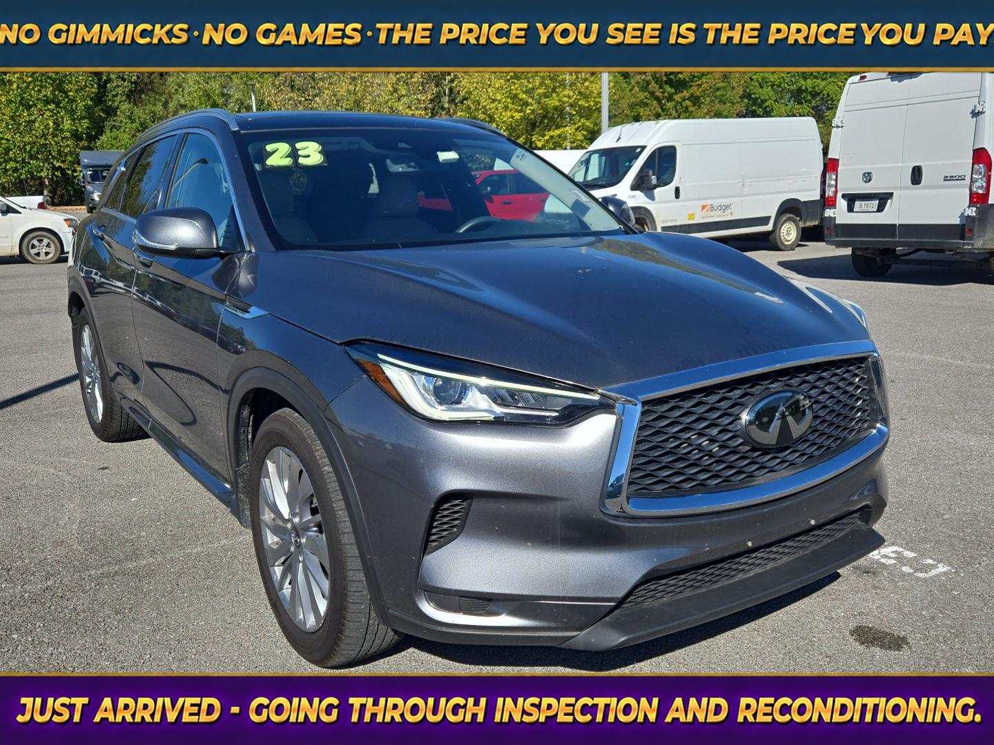 Gray (Graphite Shadow) 2023 INFINITI QX50 SUV / Crossover All-Wheel Drive Continuously Variable Transmission