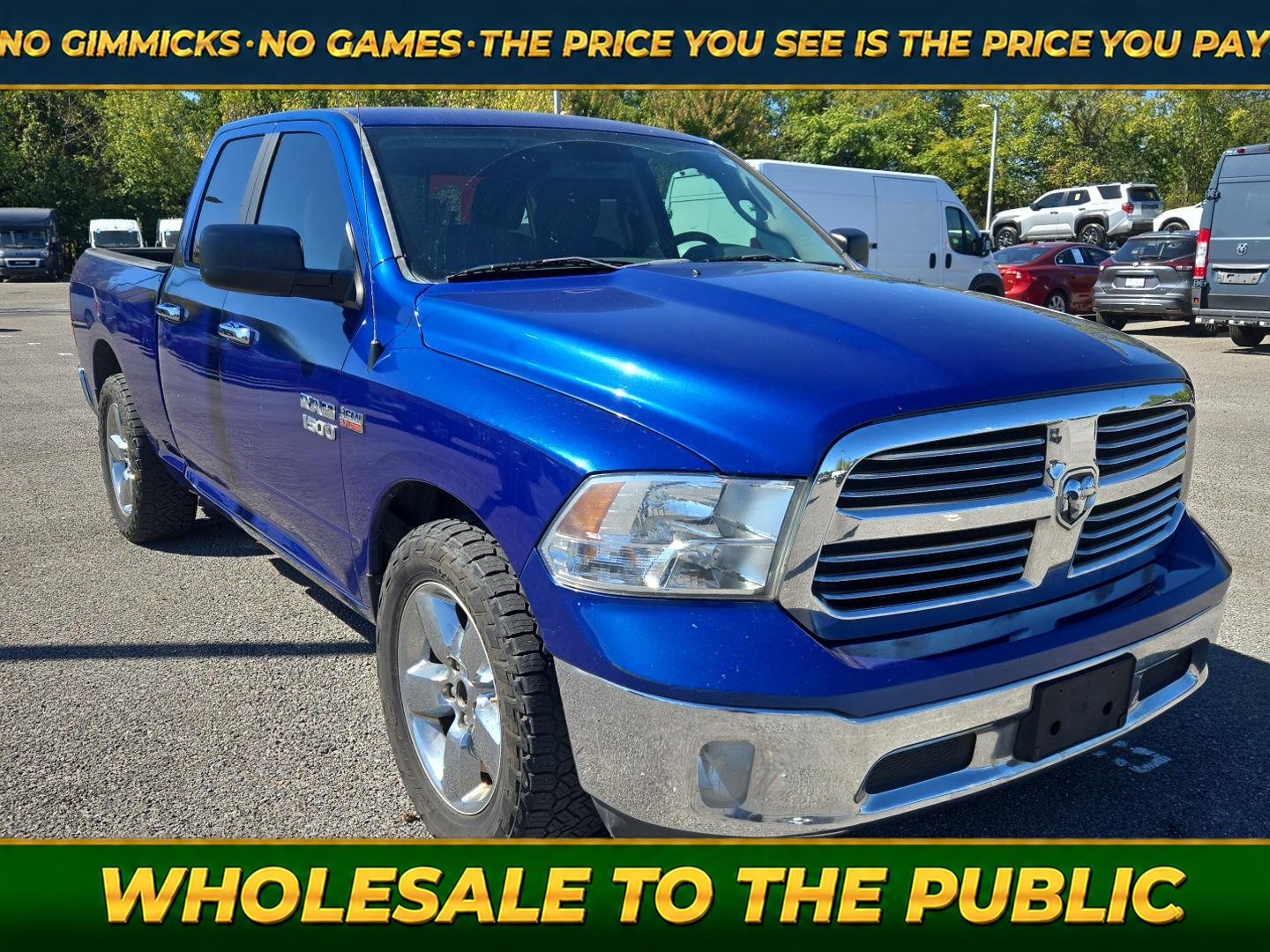 Blue Streak Pearlcoat 2016 RAM 1500 Pickup Truck 4X2 8-Speed Automatic