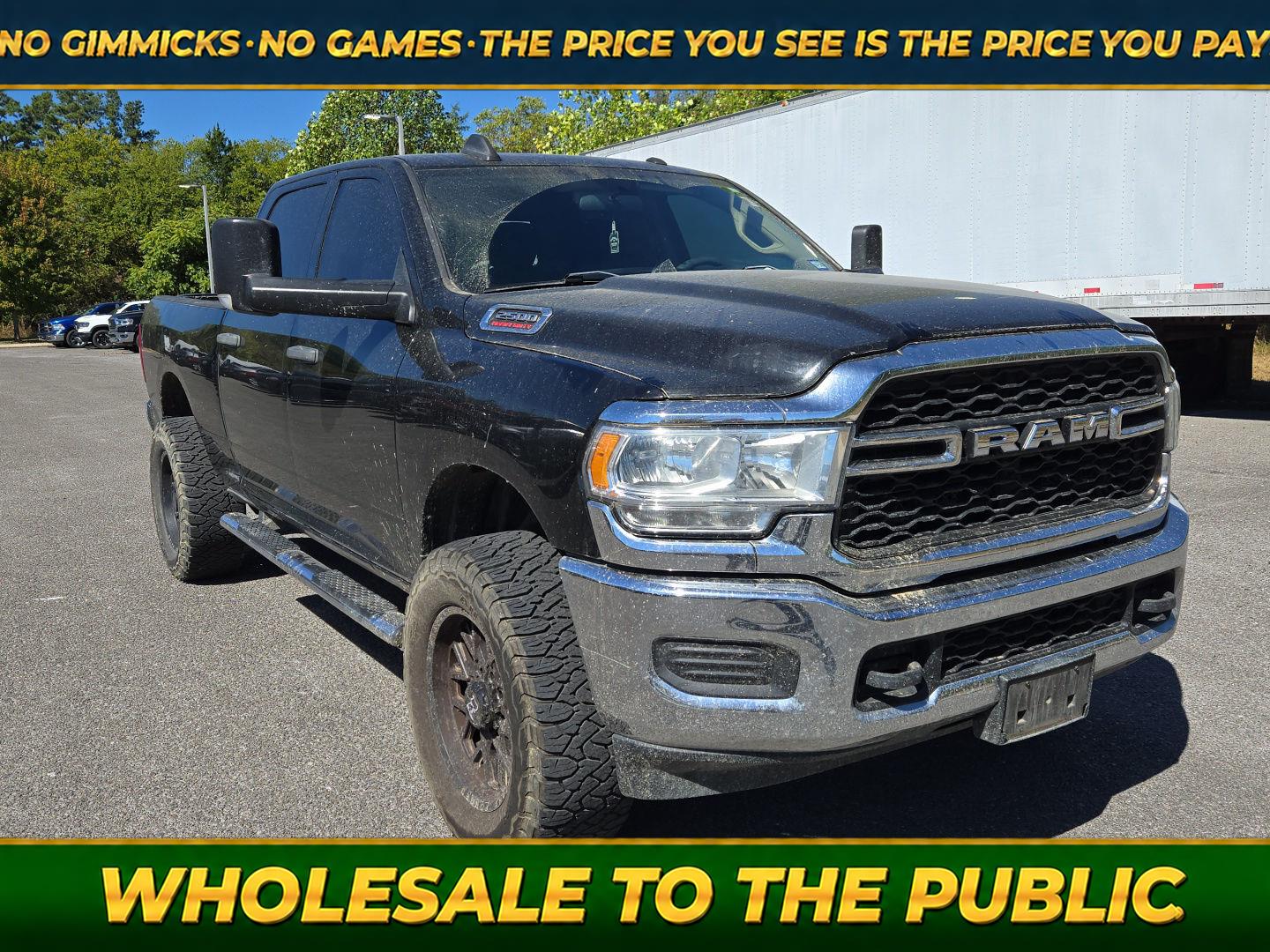 Diamond Black Crystal Pearlcoat 2019 RAM 2500 Pickup Truck Four-Wheel Drive 6-Speed Automatic