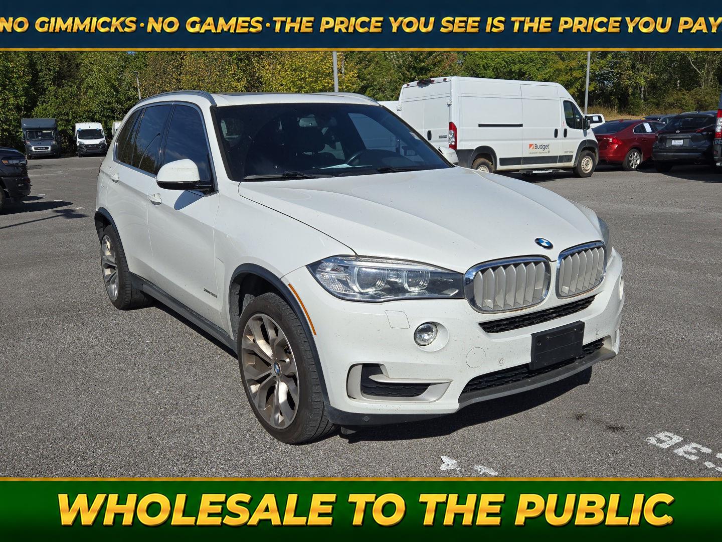Mineral White Metallic 2017 BMW X5 SUV / Crossover All-Wheel Drive 8-Speed Automatic