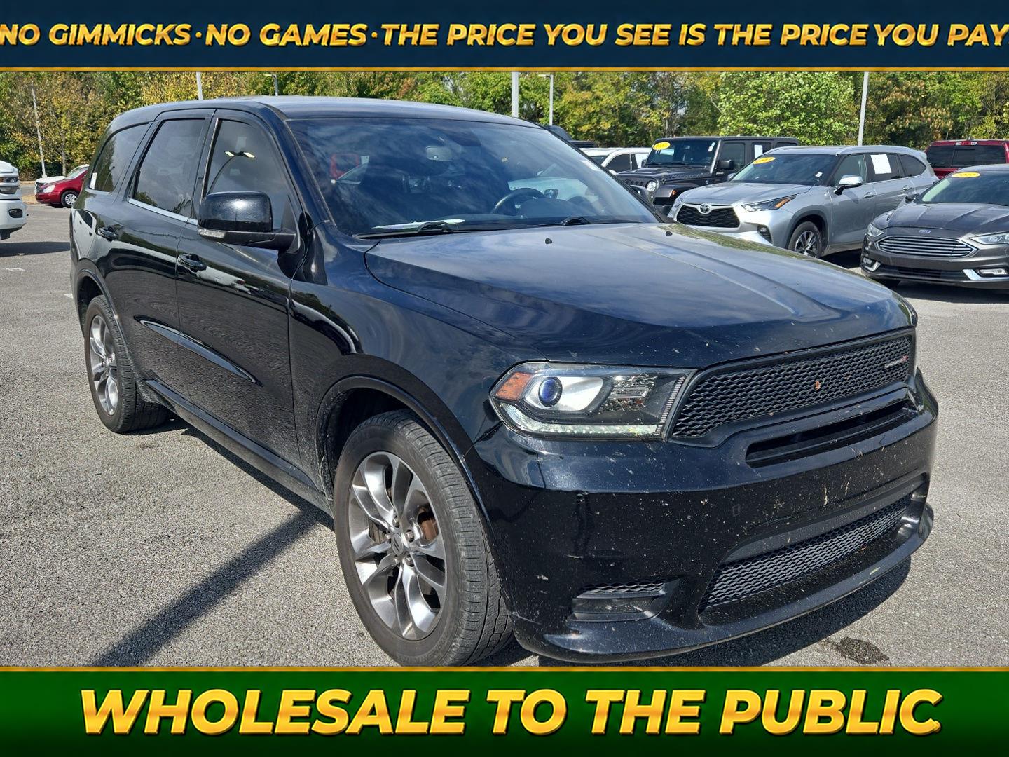 DB Black Clearcoat 2019 Dodge Durango SUV / Crossover Rear-Wheel Drive 8-Speed Automatic