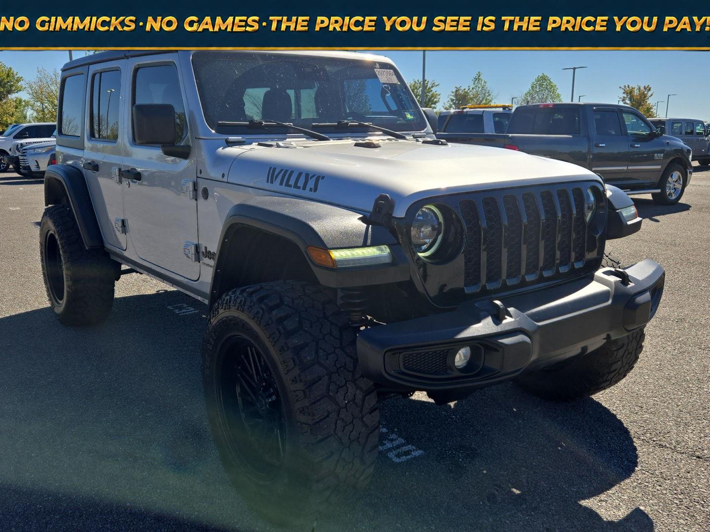 Silver Zynith Clearcoat 2024 Jeep Wrangler SUV / Crossover Four-Wheel Drive 8-Speed Automatic