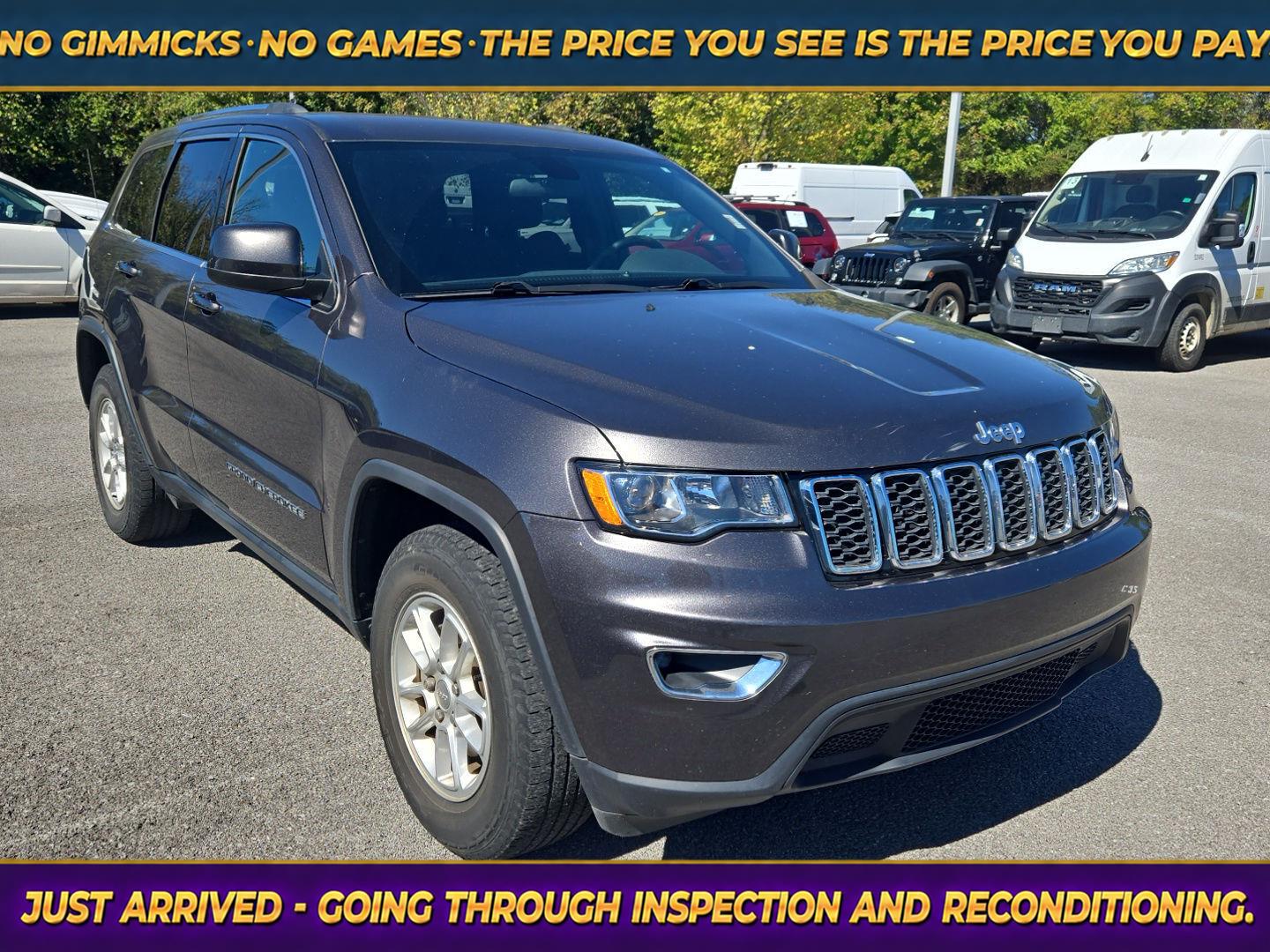 Gray (Granite Crystal Metallic Clearcoat) 2020 Jeep Grand Cherokee SUV / Crossover 4X2 8-Speed Automatic