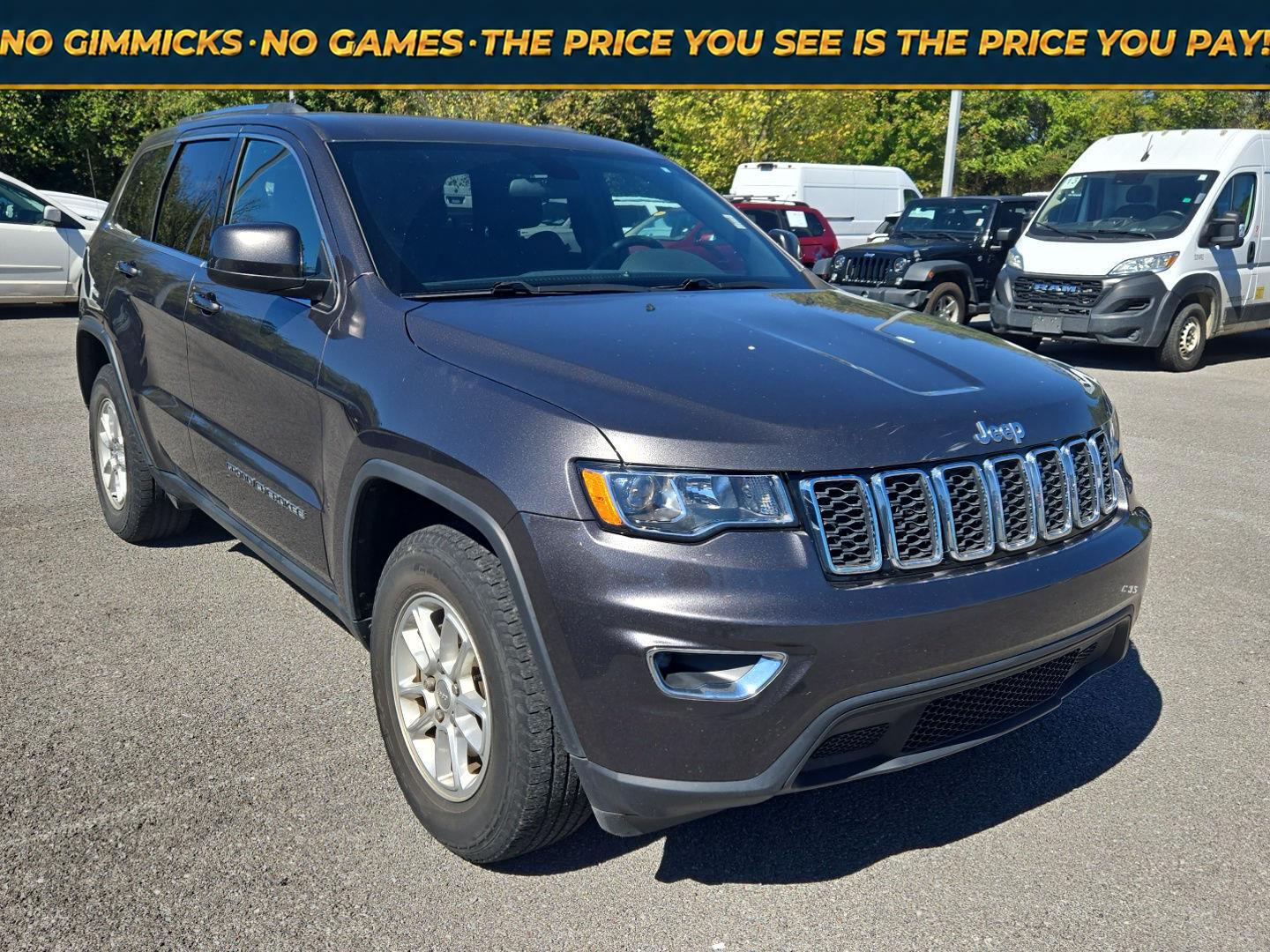 Gray (Granite Crystal Metallic Clearcoat) 2020 Jeep Grand Cherokee SUV / Crossover 4X2 8-Speed Automatic