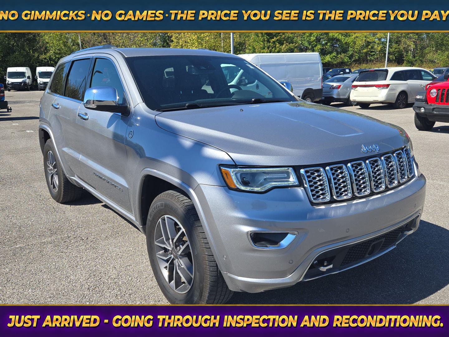 Billet Silver Metallic Clearcoat 2019 Jeep Grand Cherokee SUV / Crossover Four-Wheel Drive 8-Speed Automatic