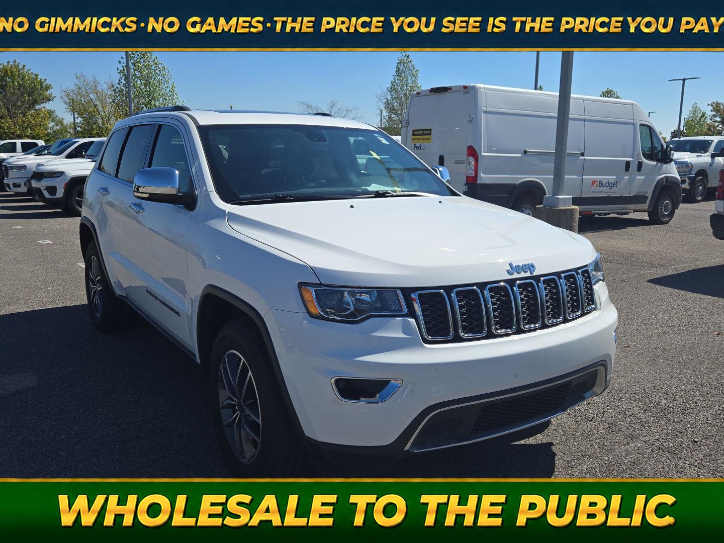 Bright White Clearcoat 2020 Jeep Grand Cherokee SUV / Crossover 4X2 8-Speed Automatic