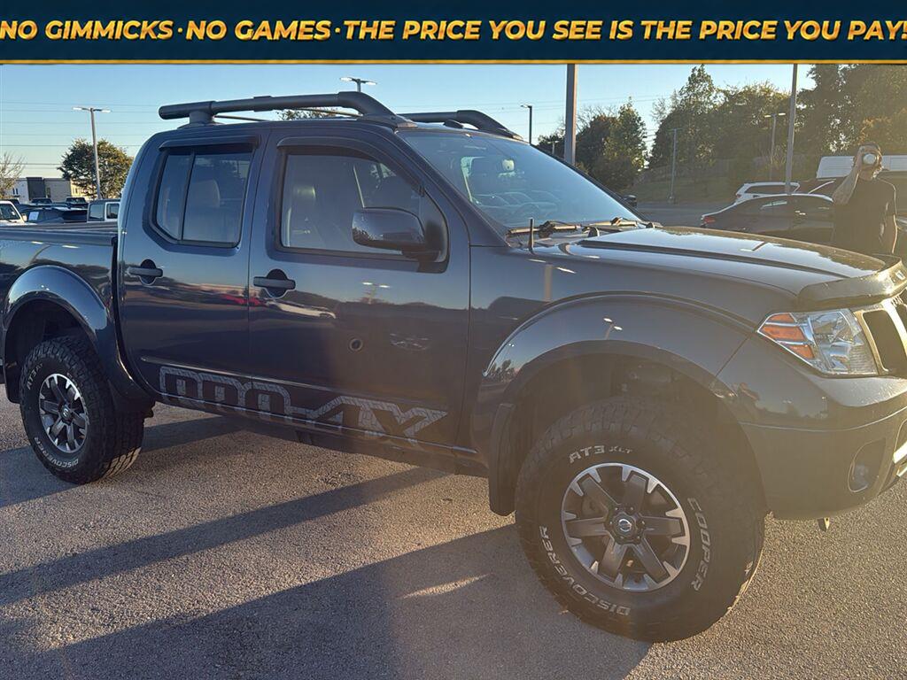Arctic Blue Metallic 2019 Nissan Frontier Pickup Truck Four-Wheel Drive Automatic