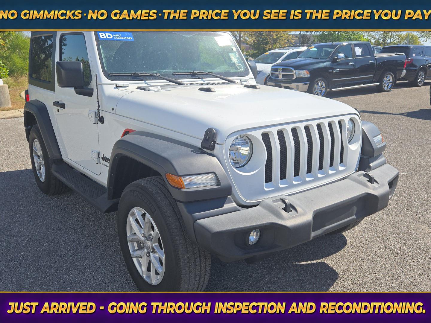 Bright White Clearcoat 2023 Jeep Wrangler SUV / Crossover Four-Wheel Drive 8-Speed Automatic