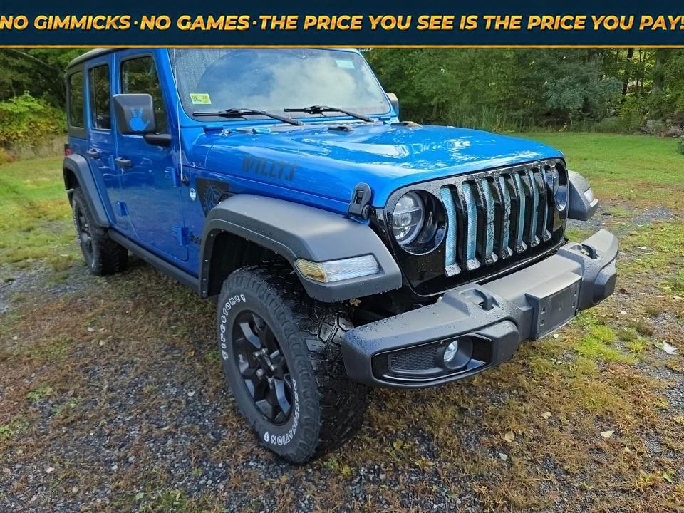 Hydro Blue Pearlcoat 2021 Jeep Wrangler SUV / Crossover Four-Wheel Drive 8-Speed Automatic