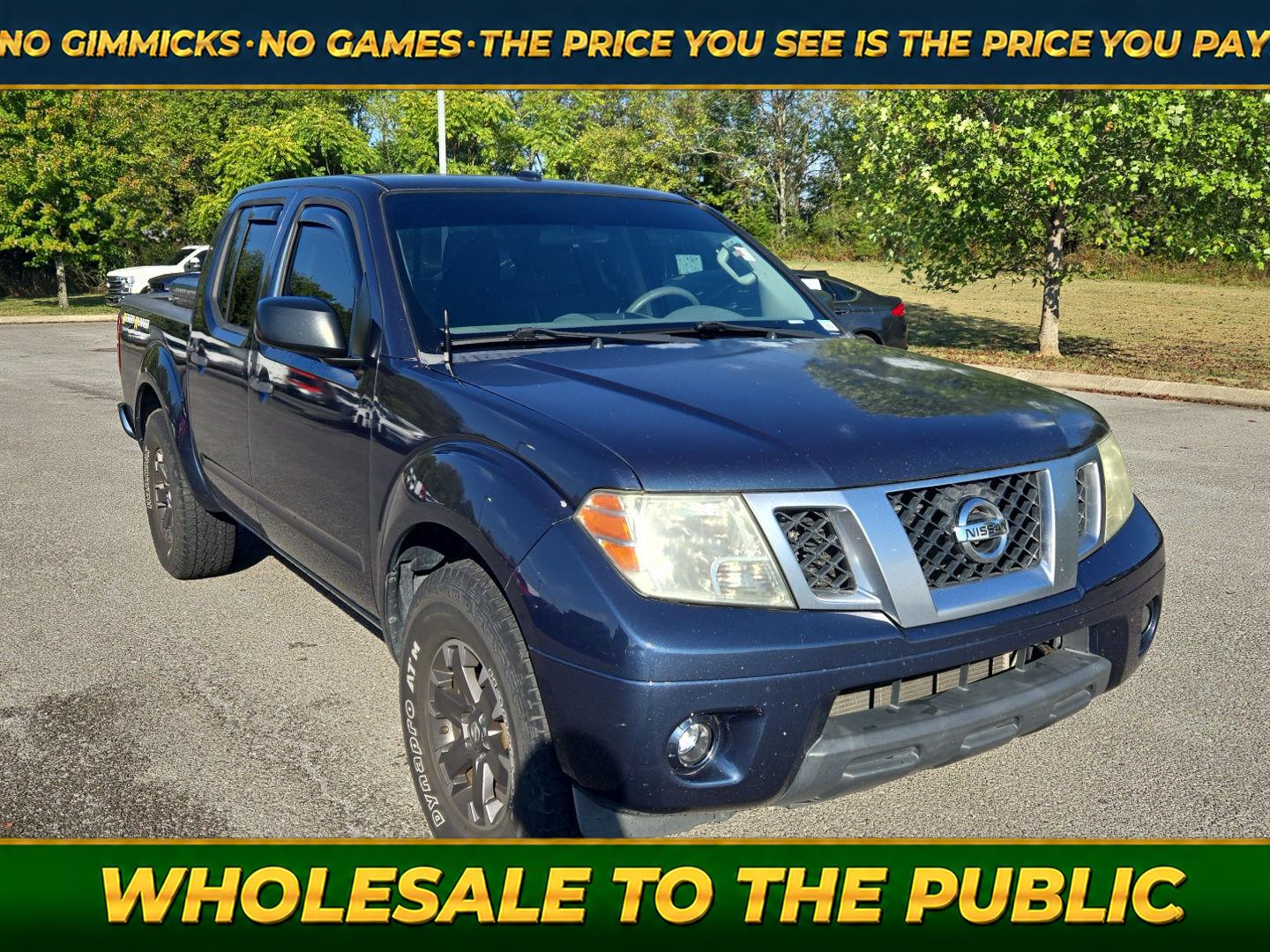 Arctic Blue Metallic 2016 Nissan Frontier Pickup Truck 4X2 Automatic